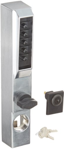 【中古】【未使用・未開封品】Kaba 3001-26D-41 Narrow Stile Lock With Thumbturn Us26D, Satin Chrome by Simplex