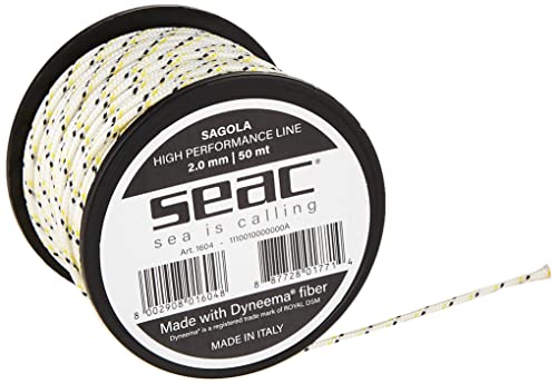 【中古】【未使用・未開封品】Seac 100% Dyneema Fishing Line Size:1 mm x 50 m