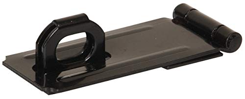 【中古】【未使用・未開封品】The Hillman Group 851425 3-1/2-Inch Fixed Staple Safety Hasps, Black Finish by The Hillman Group｜AJIMURA-SHOP