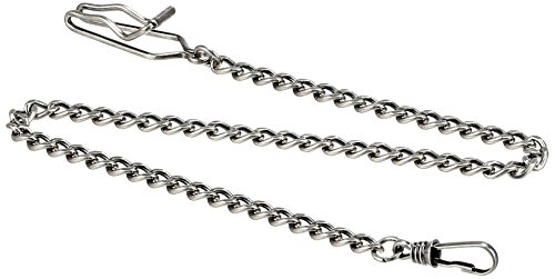 【中古】【未当てはめる・未開封品】Charles-Hubert Paris 3547-AW Antique Chrome Finish Pocket Watch Chain