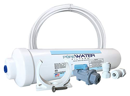 【中古】【未使用・未開封品】inline water filter kit for refrigerators