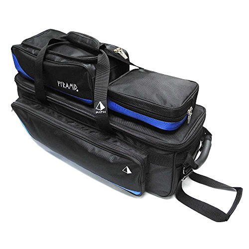 【中古】【未使用・未開封品】Pyramid パス トリプル トート ローラー プラス ボーリングバッグ ブルー