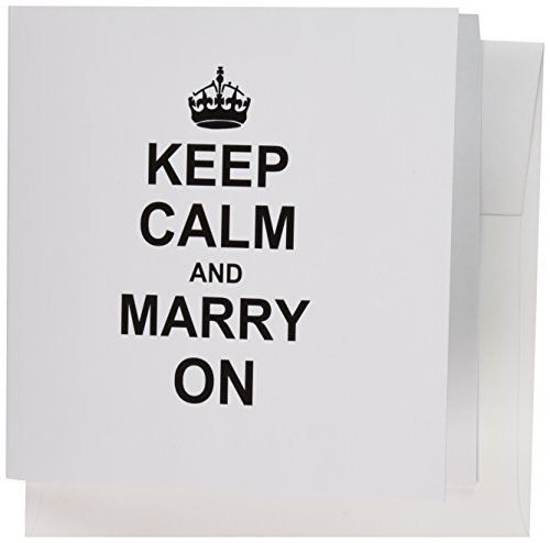 【中古】【未使用・未開封品】InspirationzStoreタイポグラフィ???Keep Calm and Marry On???Carry Onパロディfor B。Bと独身パーティー???HenまたはStag Night??
