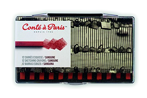 【中古】【未使用・未開封品】Contテδゥ テδ Paris 12 Count Sketching Crayons Set, Sanguine by Cont テδ Paris|AJIMURA-SHOP