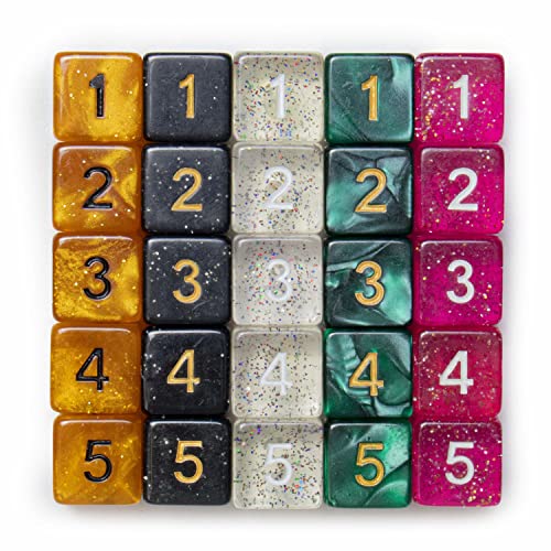 【中古】【未使用・未開封品】25 Pack of Random D6 Polyhedral Dice in Multiple Colors By Wiz Dice