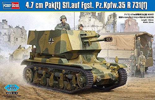 【中古】【未使用・未開封品】ホビーボス 1/35 ファイティングヴィークルシリーズ ドイツ4.7cm対戦車自走砲R35 f 83807 プラモデル