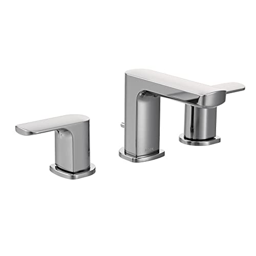【中古】【未使用・未開封品】Moen T6920 Rizon 2ハンドル ワイドスプレッド バスルーム蛇口 バルブ無し クロム .5 クローム T6920 1