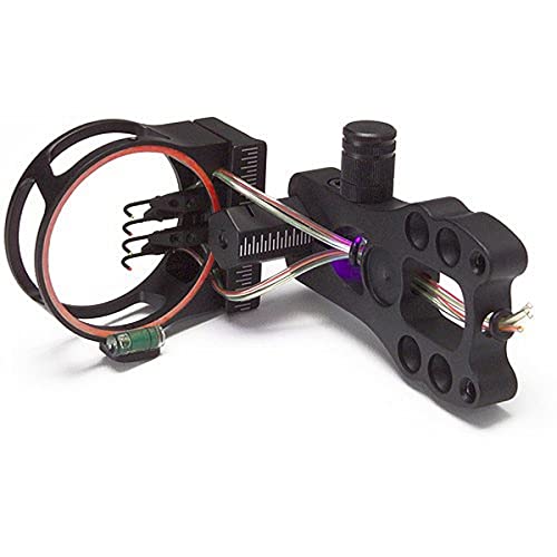 【中古】【未使用・未開封品】.30-06 Outdoors キングピン 4ピン ボウサイト ライトとレベル付き One Size ブラック