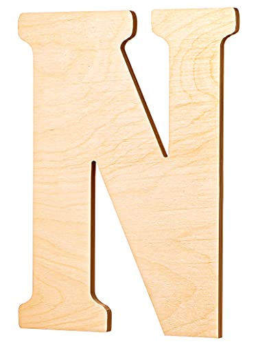 【中古】【未使用・未開封品】UNFINISHEDWOODCO 23インチ 23インチ ヴィンテージウッド 未完成 英文字 N