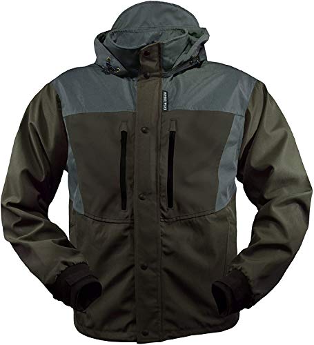 【中古】【未使用・未開封品】(Large, Olive) - Waterproof Windproof Fishing Gear - Kokanee Jacket