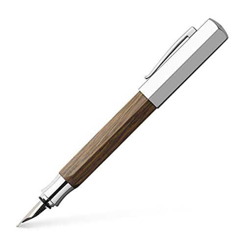 【中古】【未使用・未開封品】Faber-Castell Ondoro 万年筆 スモークオークウッド Mサイズ|AJIMURA-SHOP