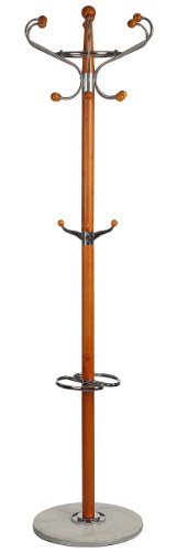 【中古】【未使用・未開封品】Cortesi Home CH-CR420880 Optima Coat Rack, Natural Wood/White Marble by Cortesi Home