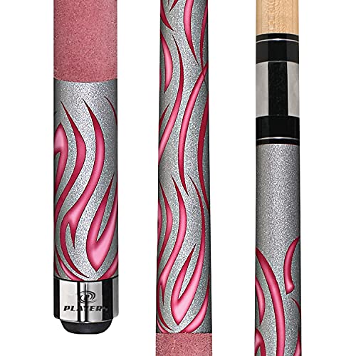 【中古】【未使用・未開封品】(580ml) - Players Flirt F-2780 Orion Silver Kandy with Pink Tribal Flames Cue|AJIMURA-SHOP