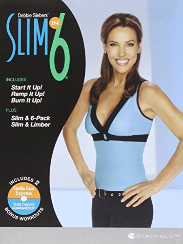 【中古】【未使用・未開封品】Debbie Sieber Slim in 6 Slim Training Workout - 3 DVD - Start It Up! Ramp It Up! Burn It Up! with Bonus Slim & 6 Pack/Slim & Limber