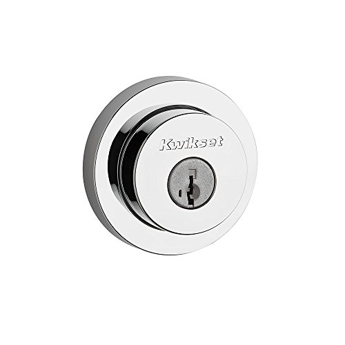 【中古】【未使用・未開封品】Kwikset 91580-004 Round Single Cylinder Deadbolt featuring SmartKey in Polished Chrome by Kwikset