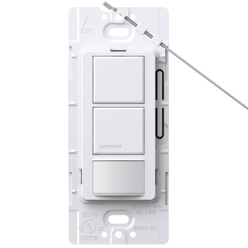 【中古】【未当て嵌める・未開封品】Lutron MS-OPS6-DDV-WH Maestro 6-Amp Single Pole Dual Circuit Occupancy Sensing Switch, White by Lutron [並行輸入品]