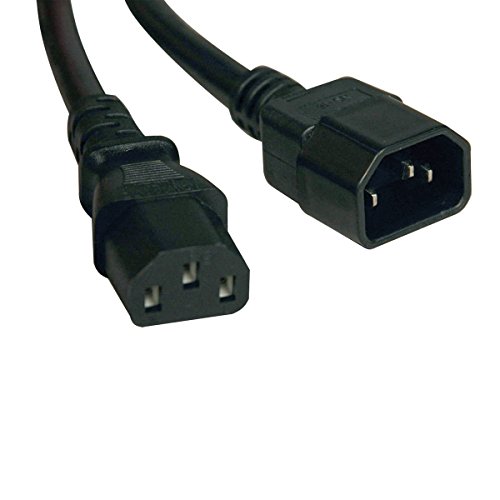 【中古】【未使用・未開封品】Tripp Lite Standard Computer Power Extension Cord, 10A, 18AWG (IEC-320-C14 to IEC-320-C13), 3-ft.