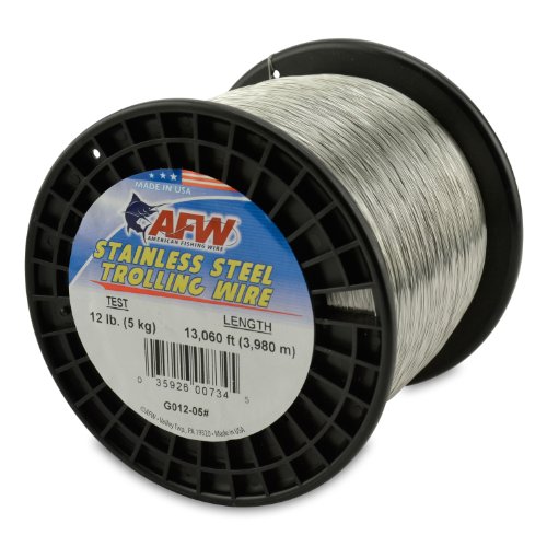【中古】【未使用・未開封品】American釣りワイヤステンレススチールトローリングワイヤ、12-poundテスト/ 0.30?mm Dia / 3980?m｜AJIMURA-SHOP