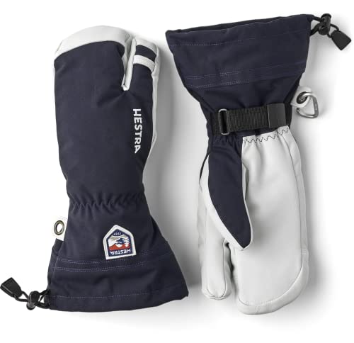 【中古】【未使用・未開封品】HESTRA ヘストラ HELI SKI 3-FINGER (280Navy) スキーグローブ：30572