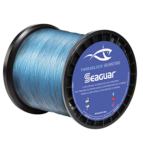 【中古】【未使用・未開封品】Seaguar Threadlock編組釣りライン、ブルー、80-pound / 600-yard