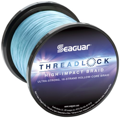 【中古】【未使用・未開封品】Seaguar Threadlock編組釣りライン、ブルー、130-pound / 600-yard