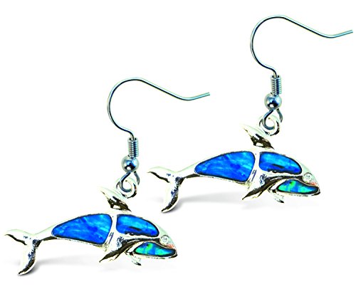 【中古】【未使用・未開封品】Puzzled Killer WhaleメタルAqua Bullet魚フックイヤリング