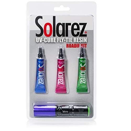 【中古】【未当て嵌める・未開封品】Solarez UV Fly Tie ROADIE Kit - UV Cure Fly Tie Kit by Solarez