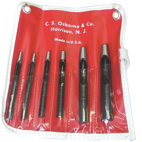 【中古】【未使用・未開封品】K-245, 6 Hole Punch Set by C.S. Osborne by C. S. Osborne & Co.