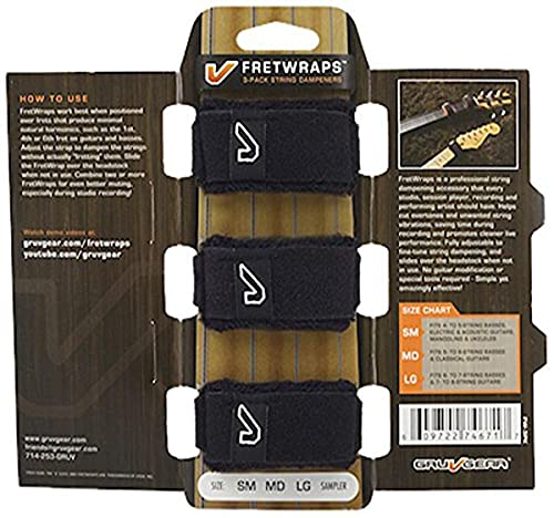 【中古】【未使用・未開封品】Gruv Gear グルーブギア FretWraps 3-PACK FW-3PK SM フレットラップス