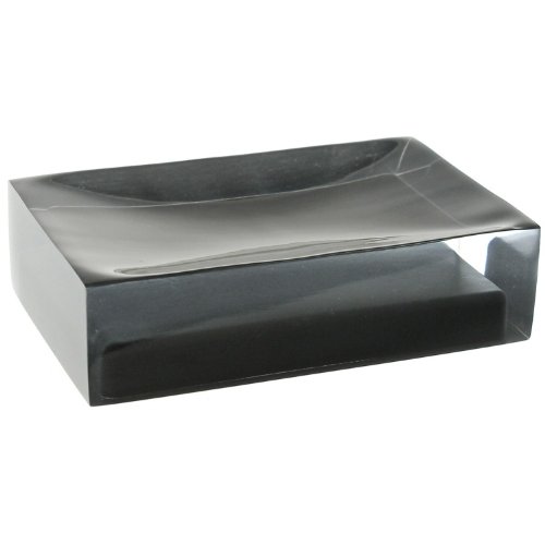 【中古】【未使用・未開封品】(Black) - Gedy Gedy RA11-14 Rainbow Soap Holder, 0.8cm L x 11cm W, Black|AJIMURA-SHOP