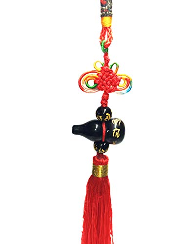 【中古】【未使用・未開封品】Feng Shui Om Mani Padme Hum Wu LouチャームHanging???Anti負Chi ( with a Betterdecor Pounch )