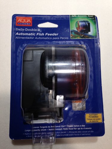 【中古】【未使用・未開封品】Aqua Culture Daily-Double II Automatic Fish Feeder by Aquaculture｜AJIMURA-SHOP