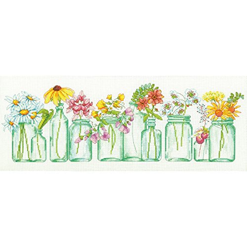 【中古】【未使用・未開封品】Mason Jar Lineup Counted Cross Stitch Kit-18"X7" 14 Count (並行輸入品)｜AJIMURA-SHOP