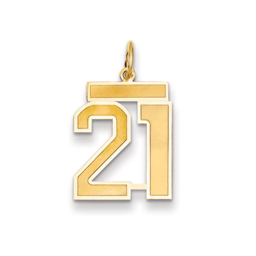 【中古】【未使用・未開封品】14?Kイエローゴールド、ジャージーコレクション、M数21ペンダント