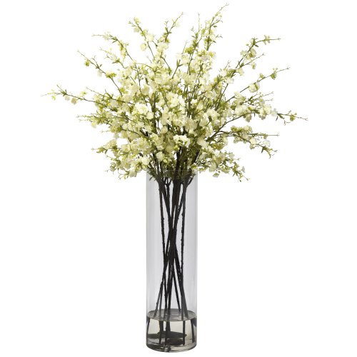 【中古】【未使用・未開封品】Nearly Natural 1316-WH Giant Cherry Blossom Arrangement [並行輸入品]
