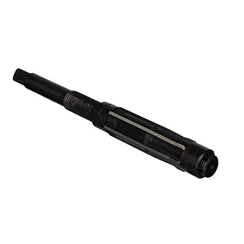 【中古】【未使用・未開封品】Drill America DWRRADJ Series Qualtech High-Speed Steel Adjustable Hand Reamer, Straight Flute, Round with Square End Shank, Black Oxide