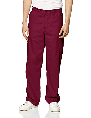 【中古】【未当て嵌める・未開封品】Dickies メンズ Big and Tall EDS 目あたらしいのジップフライ プルオン スクラブ ズボン下 US 大いさ: XL 色合い: 赤いこと ウィンタースポーツ-スポーツ・アウトドア-メンズウェア