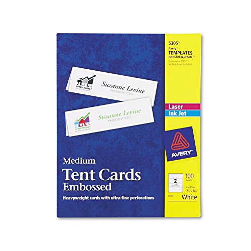 【中古】【未使用・未開封品】Tent Cards, White, 2 1/2 x 8 1/2, 2 Cards/Sheet, 100 Cards/Box (並行輸入品)