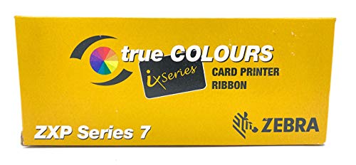 【中古】【未当て嵌める・未開封品】Zebra Technologies 800077-740 True Colors IX Series Color Ribbon for ZXP Series, 7 Compatible, Ymcko, 250 Labels per Roll パソコン・周辺機器-その他