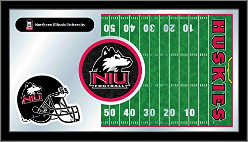 【中古】【未当て嵌める・未開封品】NCAA Northern Illinois Huskies 15?x 26-inch Football鏡鑑