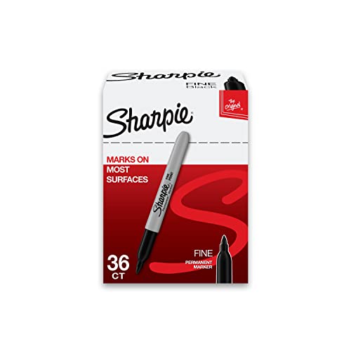 【中古】【未使用・未開封品】Sharpie ブラック 黒 36本セット 中字 油性ペン マーカー ス 入学 入園 準備 カード 名前書き 業務用 オフィス シャーピー サインペン