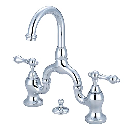 【中古】【未使用・未開封品】Kingston Brass KS7991AL English Country Lavatory Faucet with Pop-Up Drain, Polished Chrome｜AJIMURA-SHOP 77,325円
