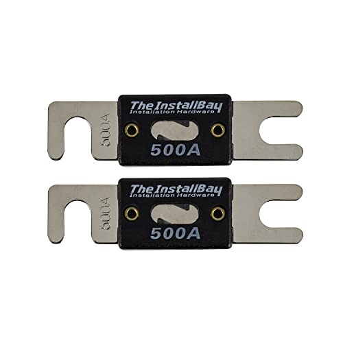 【中古】【未使用・未開封品】The Install Bay anl500???10高品質500?Amp ANLヒューズ( 10?/パック)