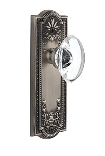 【中古】【未使用・未開封品】Grandeur Parthenonプレートwith Provenceクリスタルノブ、ダブルダミー、アンティークピューター｜AJIMURA-SHOP