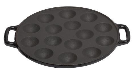 【中古】【未使用・未開封品】Le Chef Poffertjes plaat met Handvaten 23cm /9 Gietijzer(Very Steady, Heavy cast iron Pan)Dutch Poffertjes Pan,Dutch Pancake pan cast i