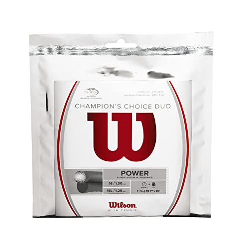 【中古】【未当て嵌める・未開封品】Wilson(ウイルソン) 庭球 より糸 ガット 単張り [変わり種] CHAMPION\u0027S CHOICE DUO(チャンピオンズ 選りわける 二人組) モノ・フィラメ