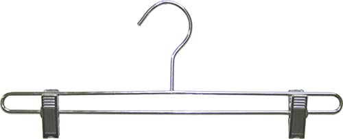 【中古】【未使用・未開封品】The Great American Hanger Company Metal Bottoms Hanger with Clips Polished Chrome, Box of 25 by The Great American Hanger Company