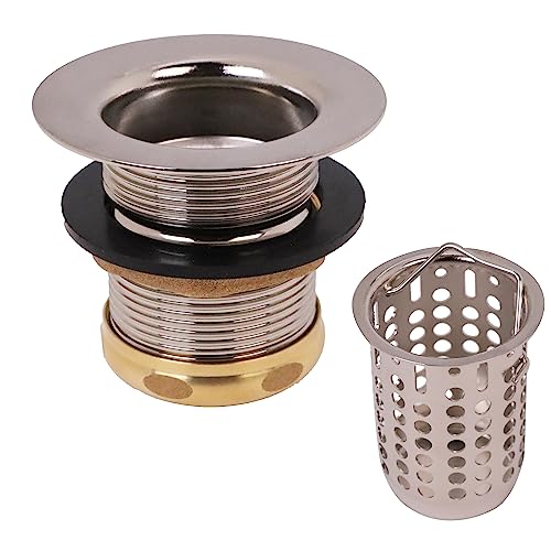【中古】【未当て嵌める・未開封品】Westbrass D218-07 Junior Basket Strainer - Satin Nickel スポーツ・アウトドア-その他