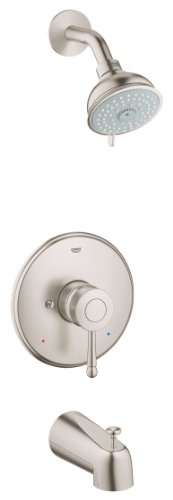 【中古】【未使用・未開封品】Grohe 35042en0?Wexford圧力バランスバルブBath and Shower組み合わせ