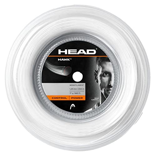 【中古】【未使用・未開封品】ヘッド HEAD テニスガット ロール ホーク（HAWK) 125 ホワイト 281113